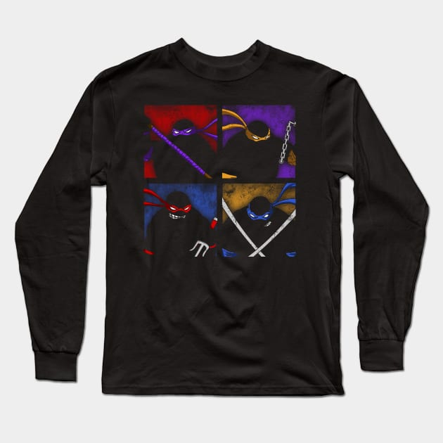 The Four Shadows Long Sleeve T-Shirt by alecxps